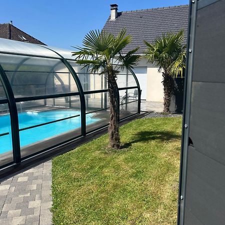 Gite Spa Sauna Piscine Aubin-Saint-Vaast Exteriör bild