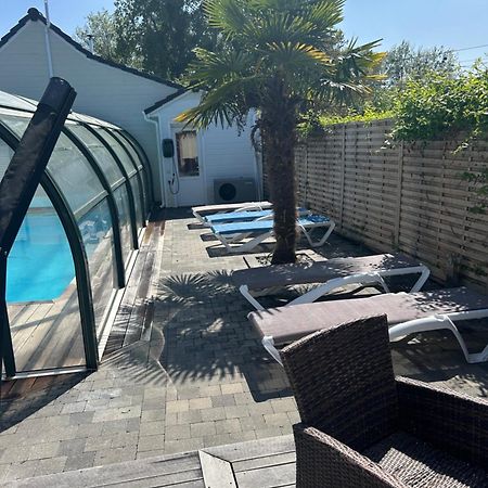 Gite Spa Sauna Piscine Aubin-Saint-Vaast Exteriör bild