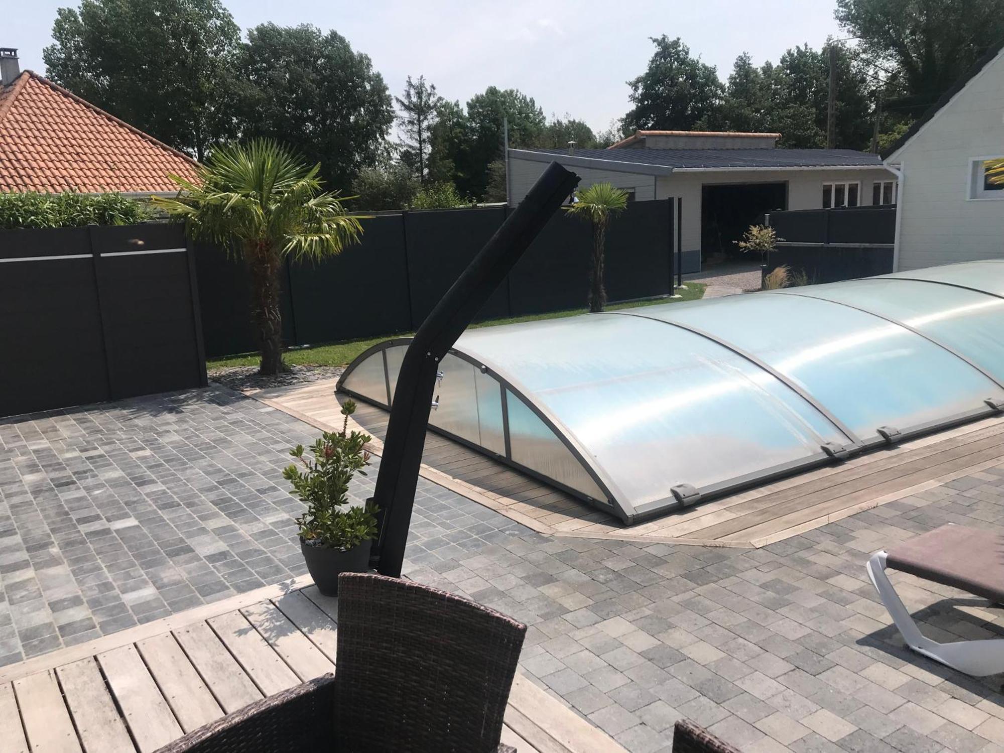 Gite Spa Sauna Piscine Aubin-Saint-Vaast Exteriör bild