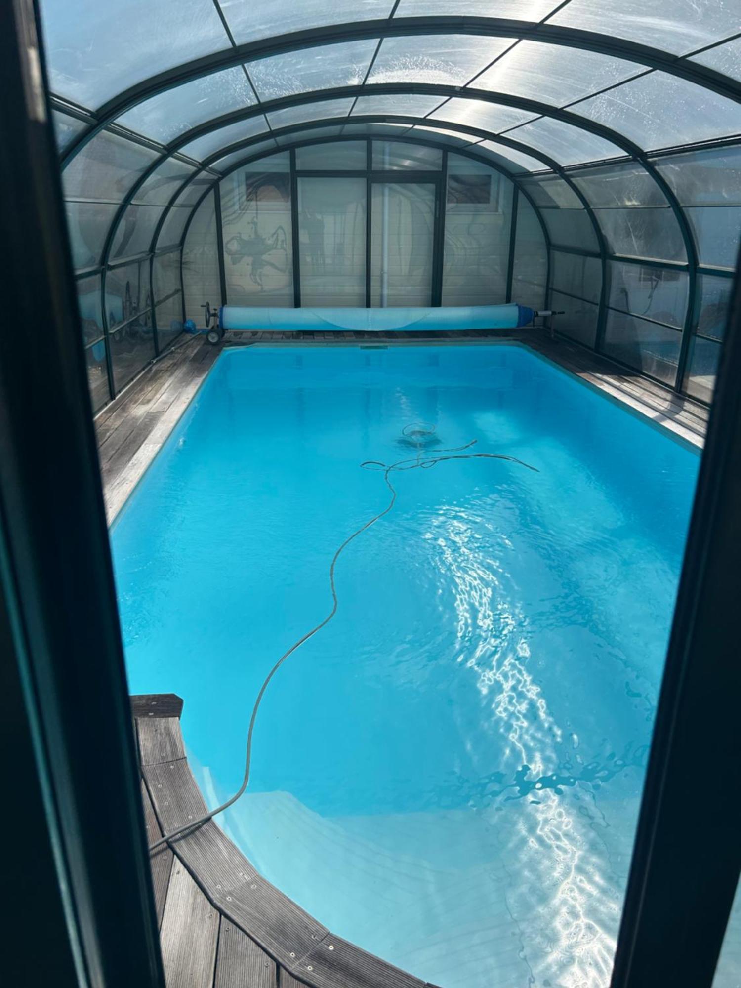 Gite Spa Sauna Piscine Aubin-Saint-Vaast Exteriör bild
