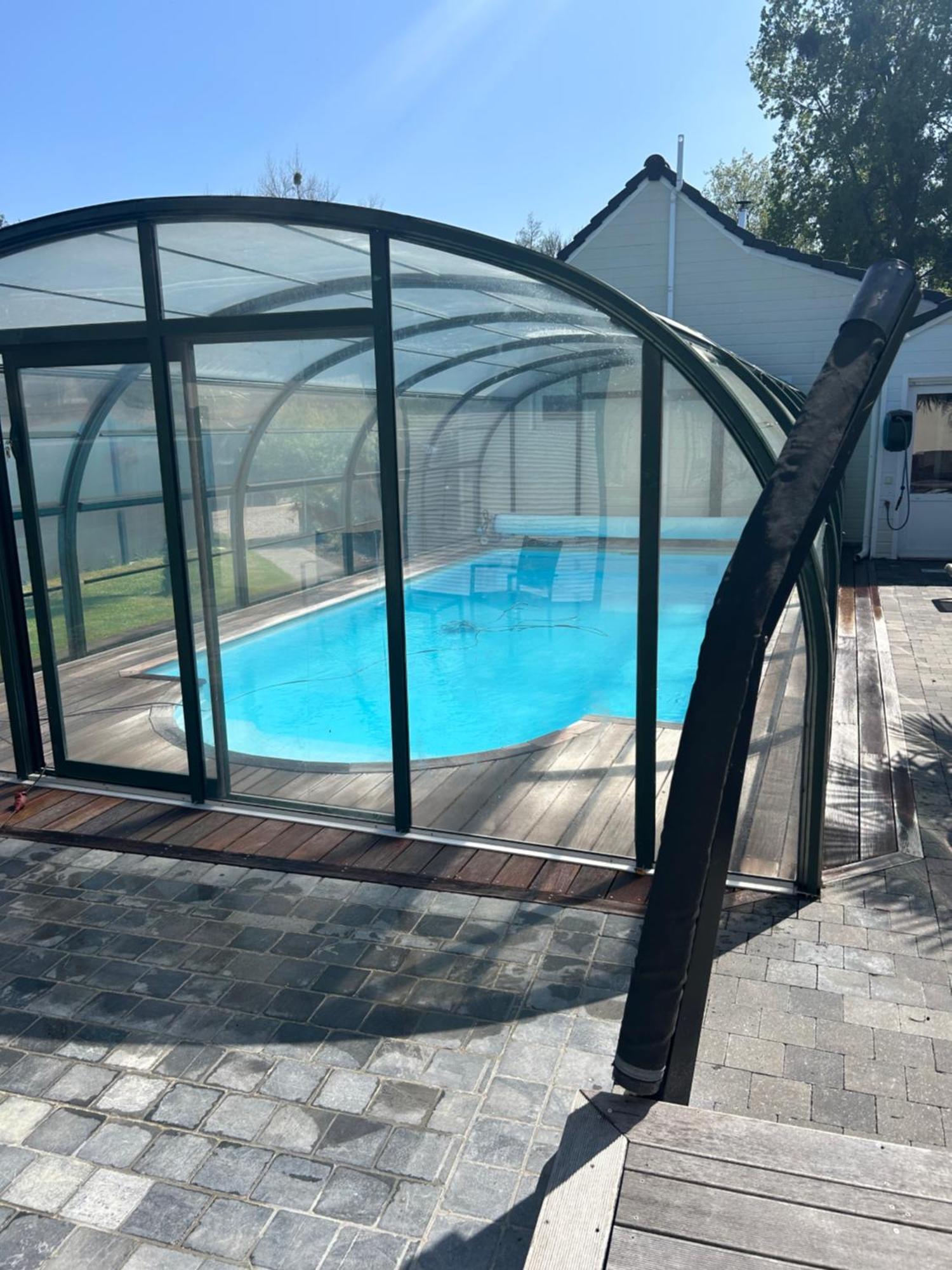 Gite Spa Sauna Piscine Aubin-Saint-Vaast Exteriör bild